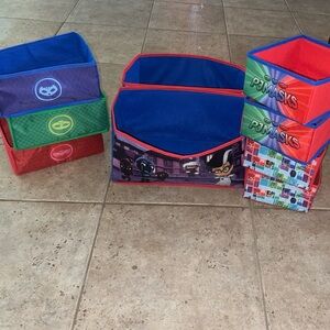 PJ Masks Fabric Collapsible Storage Bin Set